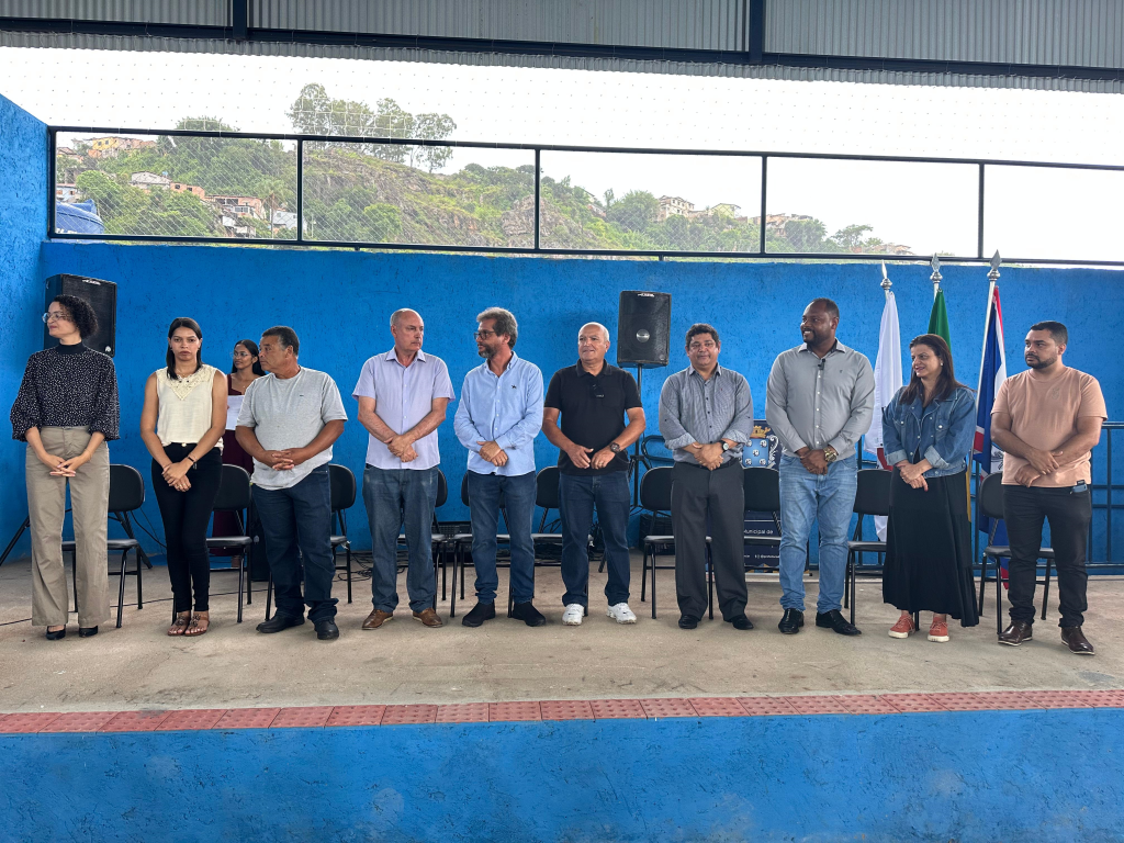 INAUGURAÇÃO DO CMEI E DA QUADRA POLIESPORTIVA NA VILA OPERÁRIA E PRATA