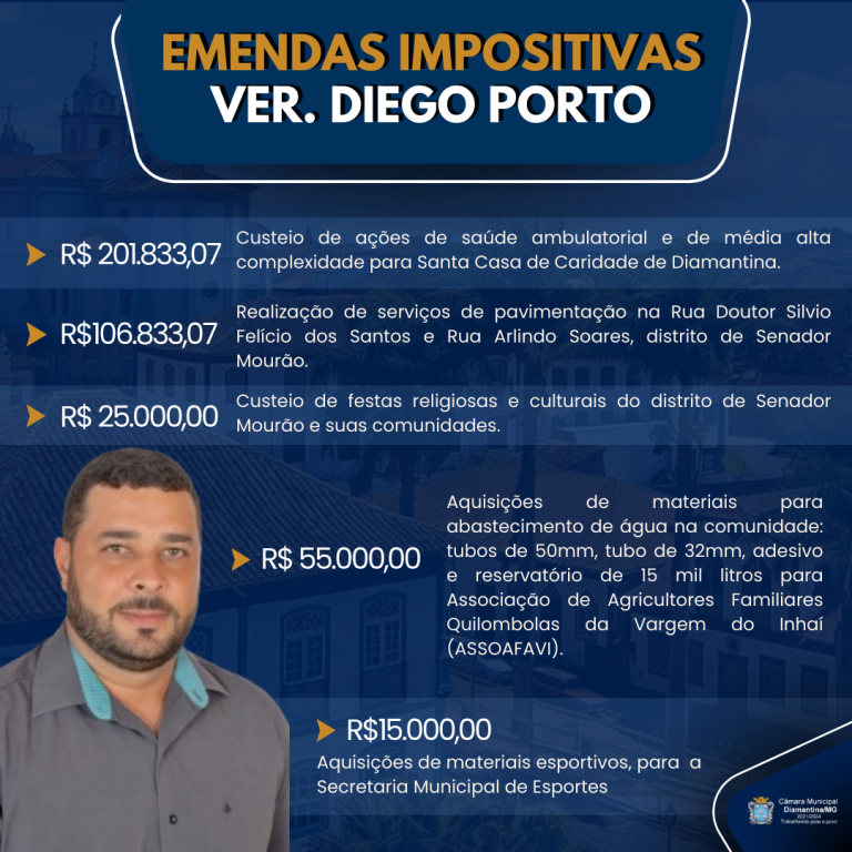 EMENDAS IMPOSITIVAS VER. DIEGO PORTO