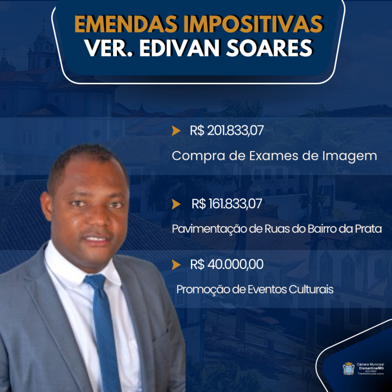 EMENDAS IMPOSITIVAS VER. EDIVAN SOARES
