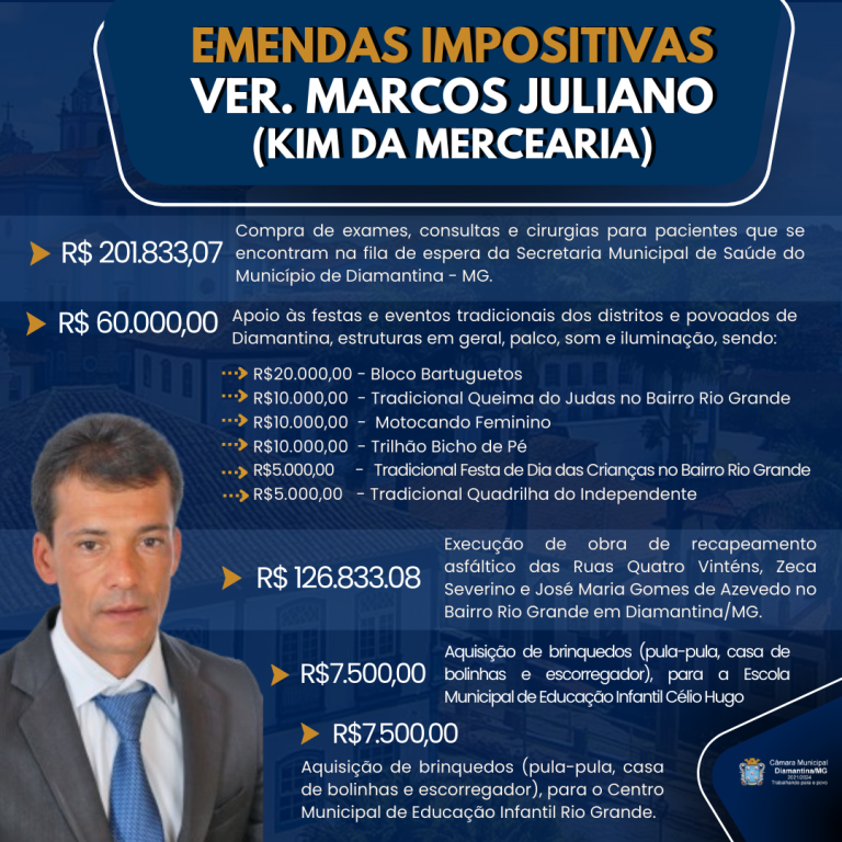 EMENDAS IMPOSITIVAS VER. MARCOS JULIANO (KIM DA MERCEARIA)