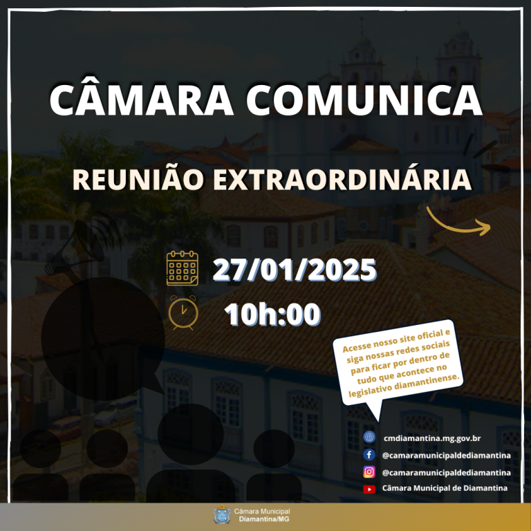 REUNIÃO EXTRAORDINÁRIA!