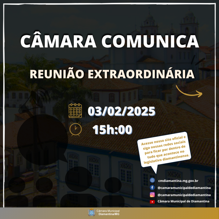 REUNIÃO EXTRAORDINÁRIA!