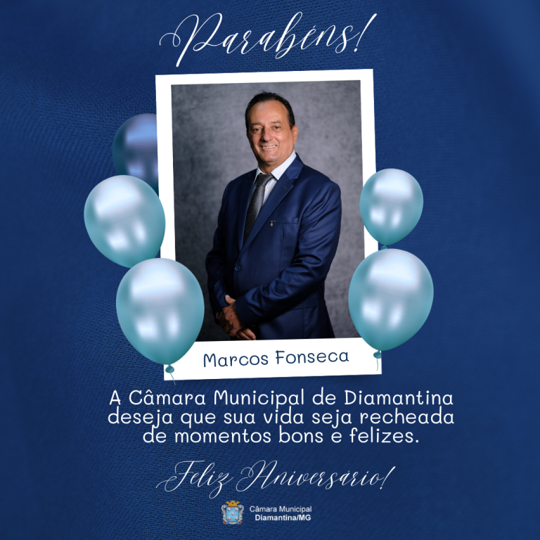 PARABÉNS, VER. MARCOS FONSECA! 