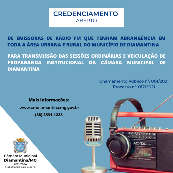 CREDENCIAMENTO ABERTO