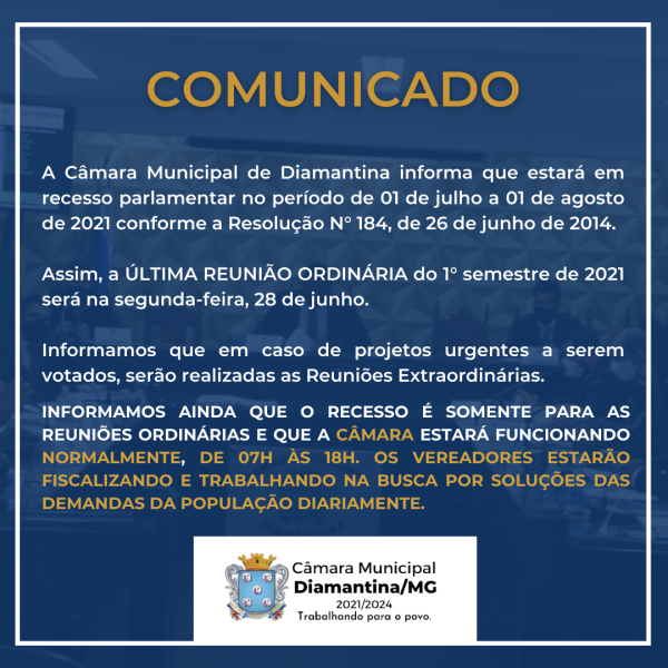 COMUNICADO