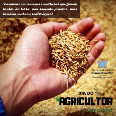 28 DE JULHO| DIA DO AGRICULTOR