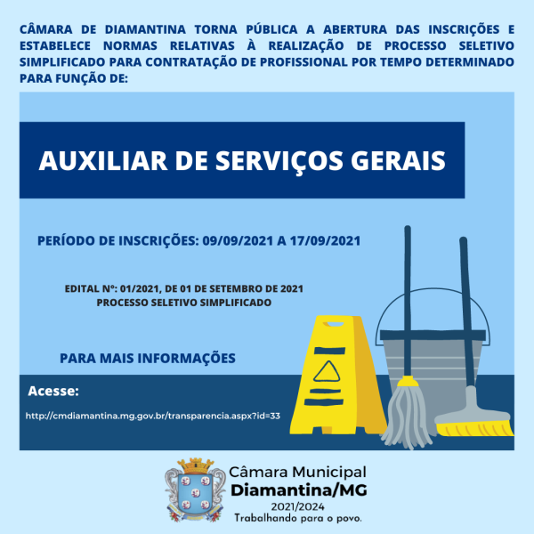 PROCESSO SELETIVO 2021