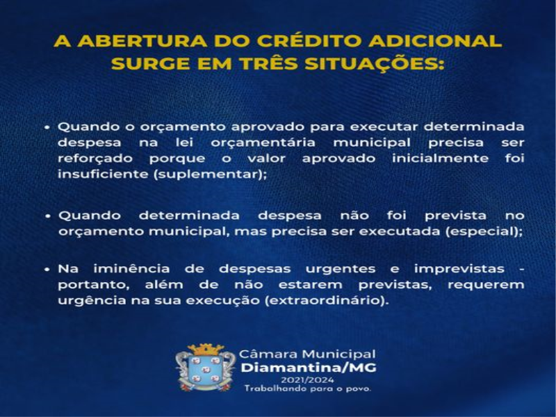 ENTENDA O QUE É CRÉDITO ADICIONAL 