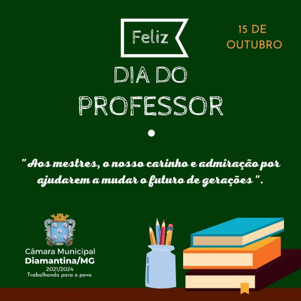 FELIZ DIA DO PROFESSOR!