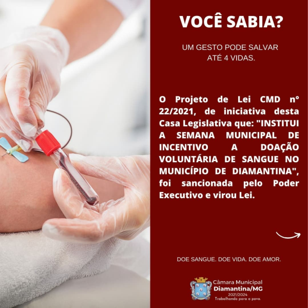 VOCÊ SABIA? UM GESTO PODE SALVAR ATÉ 4 VIDAS