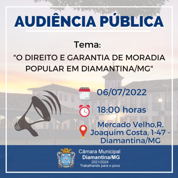 AUDIÊNCIA PÚBLICA