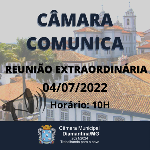 REUNIÃO EXTRAORDINÁRIA!