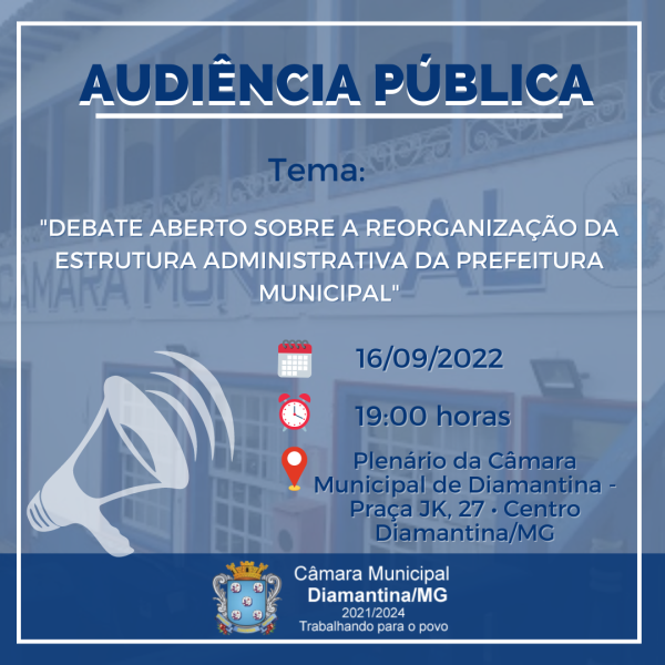 AUDIÊNCIA PÚBLICA