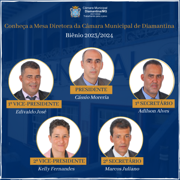 MESA DIRETORA – BIÊNIO 2023/2024! 