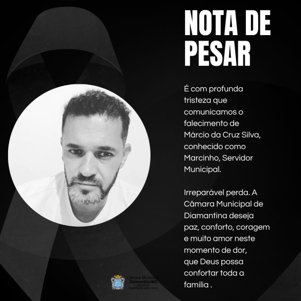 NOTA DE PESAR!
