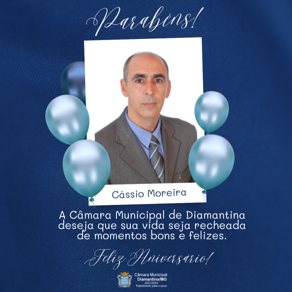 PARABÉNS, CÁSSIO MOREIRA!