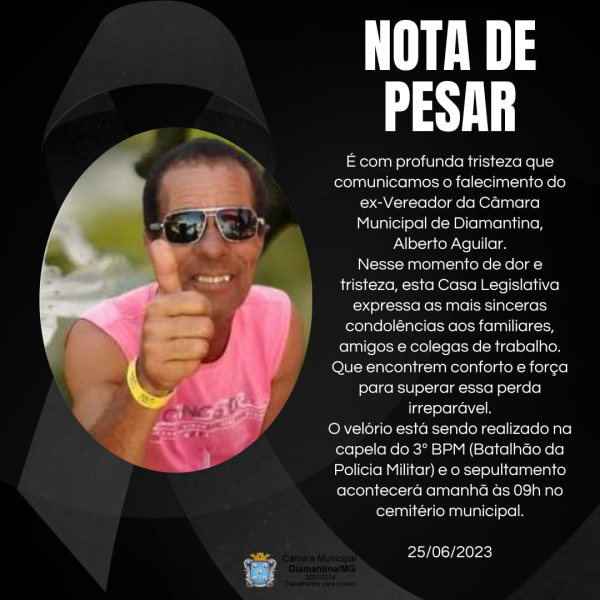 NOTA DE PESAR!