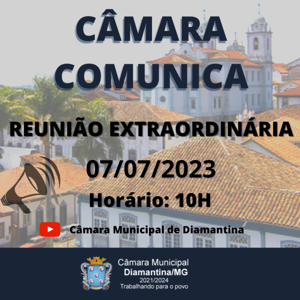 REUNIÃO EXTRAORDINÁRIA!
