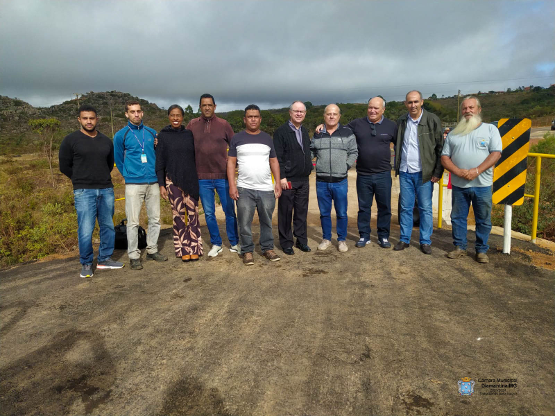 CÂMARA MUNICIPAL DE DIAMANTINA CELEBRA INAUGURAÇÃO DA PONTE QUE LIGA O DISTRITO DA SOPA EM EVENTO HISTÓRICO DE UNIÃO E PARCERIA COM A PREFEITURA MUNICIPAL!