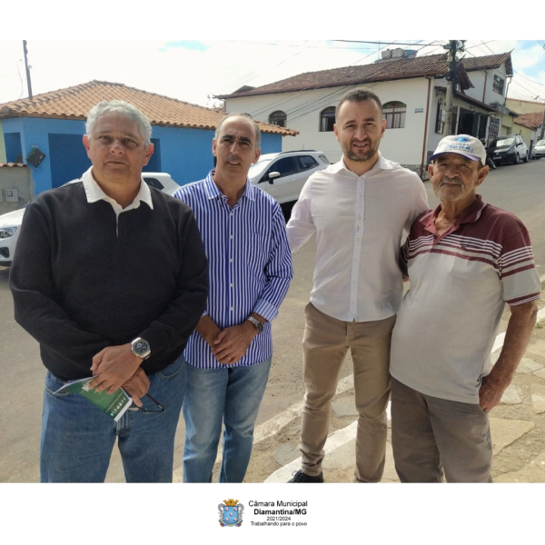 CÂMARA MUNICIPAL DE DIAMANTINA PARTICIPA DA INAUGURAÇÃO DA PRAÇA DOS GARIMPEIROS!
