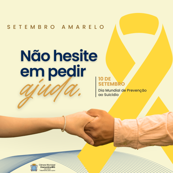 DIA MUNDIAL DA PREVENÇÃO AO SUICÍDIO – 10 DE SETEMBRO! 
