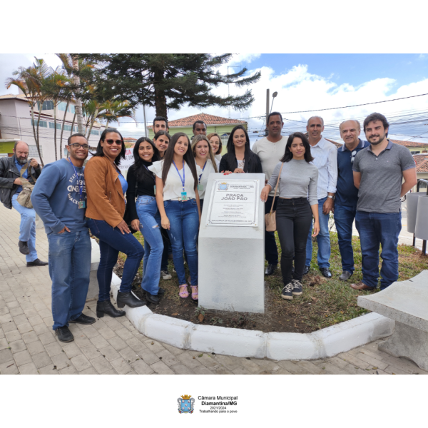 INAUGURAÇÃO DA PRAÇA JOÃO PÃO NO BAIRRO COM JESUS, MARCA UMA VITÓRIA PARA DIAMANTINA!