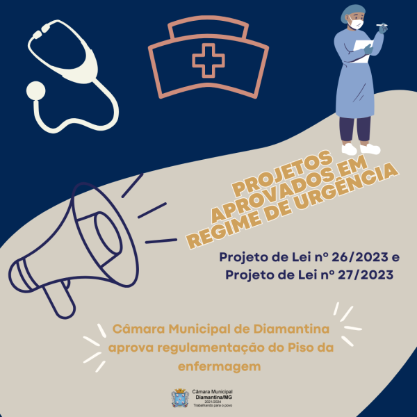 LEGISLANDO PARA VALORIZAR A ENFERMAGEM: CÂMARA MUNICIPAL APROVA PROJETOS CRUCIAIS! 