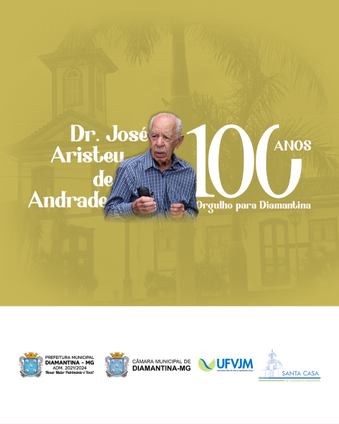 DR. JOSÉ ARISTEU DE ANDRADE – 100 ANOS DE IDADE E 74 DE CARREIRA
.
O MÉDICO DE MAIOR IDADE EM EXERCÍCIO NO BRASIL