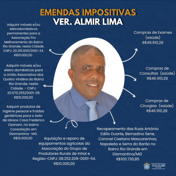 EMENDAS IMPOSITIVAS VER. ALMIR JANUÁRIO!