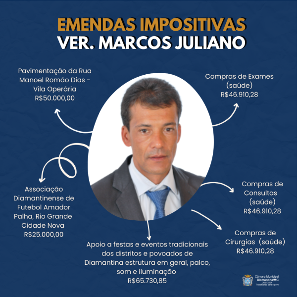 EMENDAS IMPOSITIVAS VER. MARCOS JULIANO!