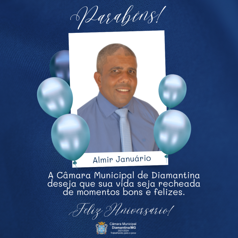 PARABÉNS, VER. ALMIR JANUÁRIO!