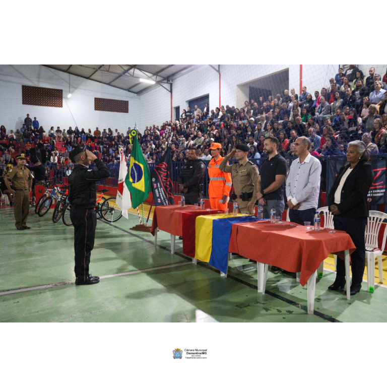 Câmara Municipal de Diamantina participa da Formatura do PROERD!